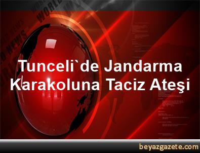 Tuncelide Jandarma Karakoluna Taciz Atesi Tuncelide Jandarma Karakoluna Taciz Atesi